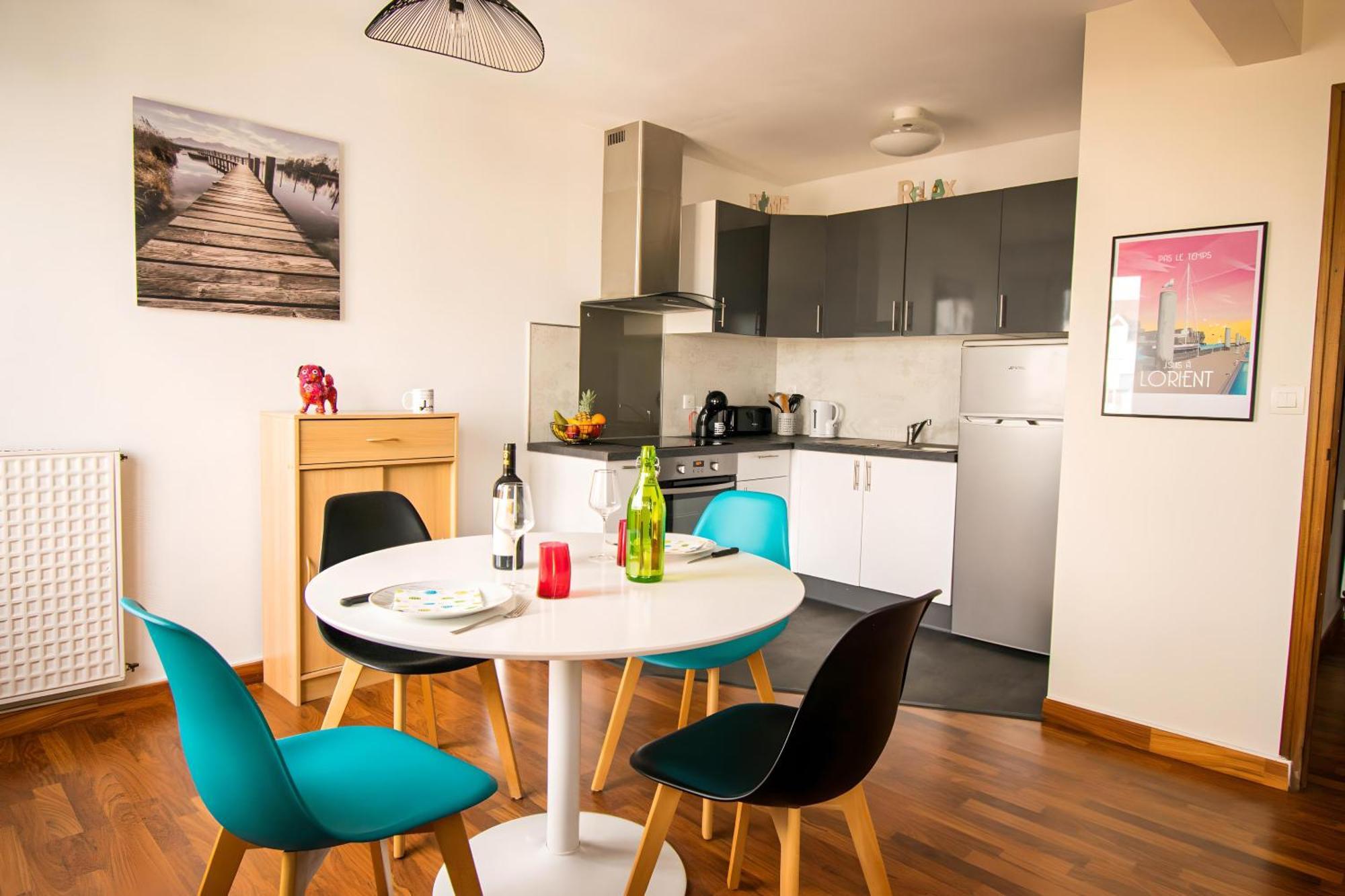 Grand Studio Avec Parking A 10 Minutes Des Plages Lorient Luaran gambar